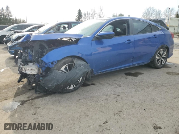 2017 Honda Civic Sedan EX-T with VIN 2HGFC1F44HH108289, listed as a Copart auction lot 81340304 with 214,606 mi miles and Clean Title. Bid and sale history available at carsss.com. Image 1.