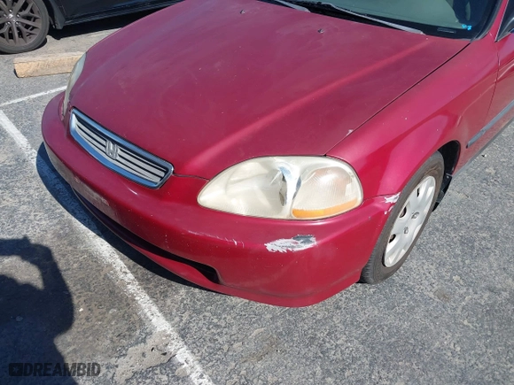 1998 Honda Civic LX with VIN 1HGEJ6671WL032443, listed as a IAAI auction lot 42086174 with 154,881 mi miles. Bid and sale history available at carsss.com. Image 6.
