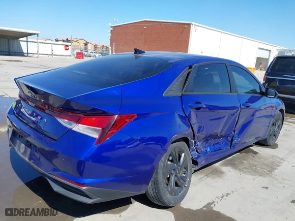 2021 Hyundai Elantra SEL with VIN KMHLS4AGXMU065233, listed as a IAAI auction lot 41675696 with 32,897 mi miles. Bid and sale history available at carsss.com. Image 6.