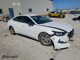 2022 Hyundai Sonata SE with VIN 5NPEG4JA2NH138276, listed as a Copart auction lot 50102435 with 91,428 mi miles and Salvage Title. Bid and sale history available at carsss.com. Image 4.