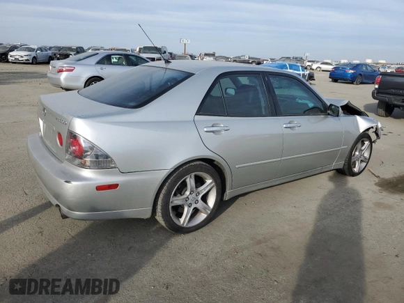 2001 Lexus IS 300/350 with VIN JTHBD182X10021835, listed as a Copart auction lot 47110685 with 236,013 mi miles and Salvage Title. Bid and sale history available at DreamBid. Image 3.