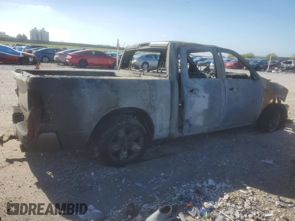 2016 Ram 1500 Lone Star with VIN 3C6RR6LT7GG288148, listed as a Copart auction lot 50612255 with 0 mi miles and Salvage Title. Bid and sale history available at carsss.com. Image 3.