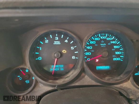 2011 GMC Sierra 1500 with VIN 1GTR1TEA6BZ342249, listed as a Copart auction lot 41826645 with 345,424 mi miles and Salvage Title. Bid and sale history available at DreamBid. Image 9.