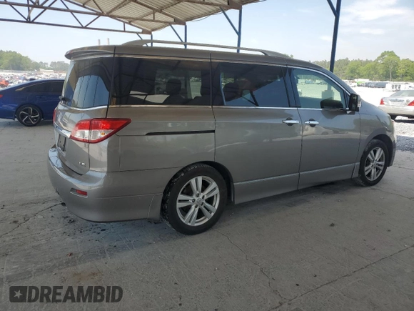 2013 Nissan Quest LE z VIN JN8AE2KP2D9066289, wystawiony jako Copart lot #53097475 z przebiegiem 122 150 mil mil oraz Szkoda całkowita • Salvage title. Historia ofert i sprzedaży dostępna na DreamBid. Obrazek 3.