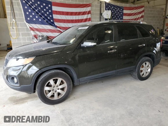 2011 Kia Sorento LX with VIN 5XYKT3A12BG138645, listed as a Copart auction lot 53482805 with 182,387 mi miles and Salvage Title. Bid and sale history available at DreamBid. Image 1.