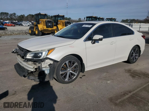 2015 Subaru Legacy Limited with VIN 4S3BNAL6XF3026743, listed as a Copart auction lot 46511805 with 125,508 mi miles and Salvage title. Bid and sale history available at DreamBid. Image 1.