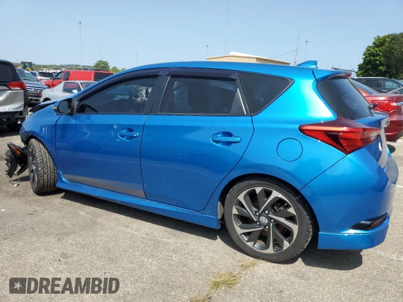 2016 Scion iM with VIN JTNKARJE1GJ518218, listed as a Copart auction lot 56655895 with 107,115 mi miles and Salvage title. Bid and sale history available at DreamBid. Image 2.