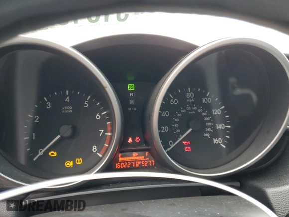 2010 Mazda 3 i SV with VIN JM1BL1SF8A1241789, listed as a Copart auction lot 51345275 with 160,227 mi miles and Salvage Title. Bid and sale history available at DreamBid. Image 9.
