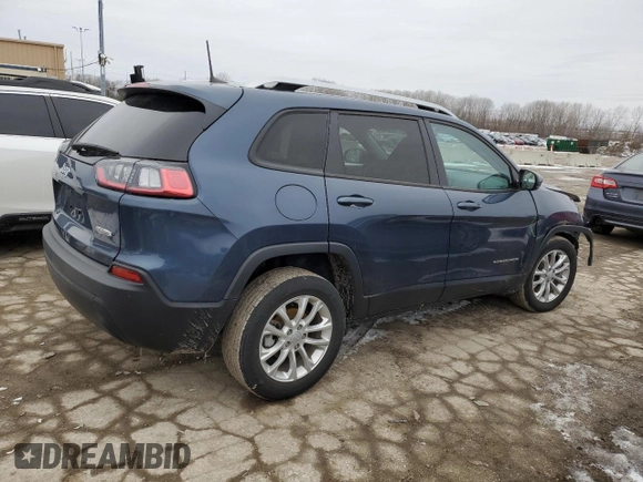 2021 Jeep Cherokee Latitude with VIN 1C4PJLCB3MD196105, listed as a Copart auction lot 44984435 with 32,155 mi miles and Salvage Title. Bid and sale history available at carsss.com. Image 3.