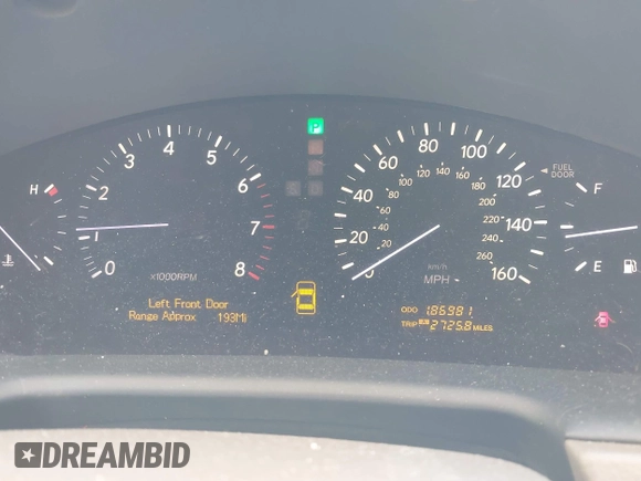 2005 Lexus LS 430 with VIN JTHBN36FX55011393, listed as a IAAI auction lot 41883790 with 186,981 mi miles. Bid and sale history available at carsss.com. Image 7.
