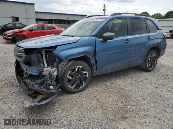 2025 Subaru Forester Limited with VIN JF2SLDRC1SH467485, listed as a Copart auction lot 63452015 with 38,681 mi miles and Salvage title. Bid and sale history available at DreamBid. Image 1.