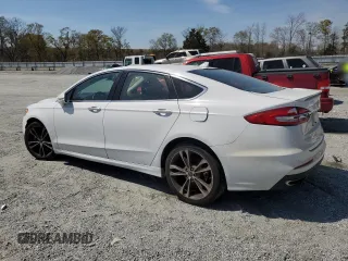 2020 Ford Fusion Titanium with VIN 3FA6P0K9XLR204414, listed as a Copart auction lot 51133515 with 123,564 mi miles and Clean title. Bid and sale history available at DreamBid. Image 2.