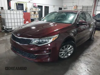 2016 Kia Optima LX with VIN 5XXGT4L3XGG073744, listed as a IAAI auction lot 41586212 with 111,628 mi miles. Bid and sale history available at carsss.com. Image 17.