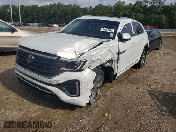 2024 Volkswagen Atlas SEL R-Line with VIN 1V2AE2CA8RC260355, listed as a Copart auction lot 53804085 with 1,951 mi miles and Salvage title. Bid and sale history available at DreamBid. Image 1.