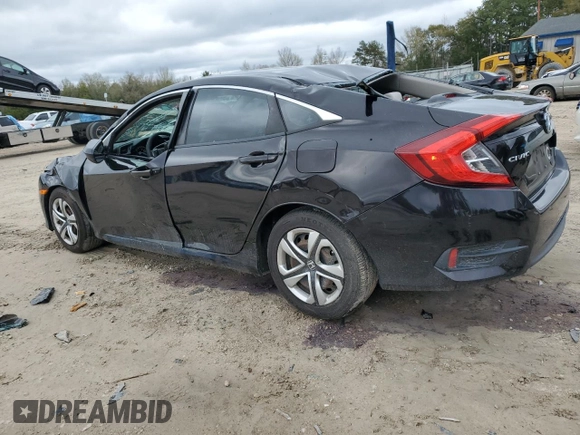 2016 Honda Civic Sedan LX with VIN 19XFC2F55GE089890, listed as a Copart auction lot 48227885 with 150,901 mi miles and Salvage Title. Bid and sale history available at carsss.com. Image 2.