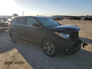 2017 Toyota Highlander LE with VIN 5TDZZRFH4HS233645, listed as a Copart auction lot 48684015 with 113,418 mi miles and Salvage title. Bid and sale history available at DreamBid. Image 4.