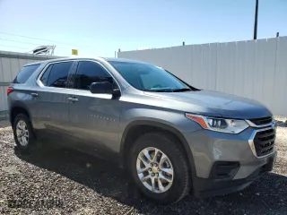 2021 Chevrolet Traverse LS with VIN 1GNERFKW5MJ243617, listed as a Copart auction lot 43853345 with 55,291 mi miles and Clean Title. Bid and sale history available at carsss.com. Image 4.
