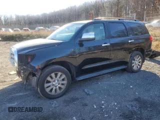2010 Toyota Sequoia Platinum with VIN 5TDDY5G16AS039566, listed as a Copart auction lot 81810114 with 255,335 mi miles and Salvage Title. Bid and sale history available at carsss.com. Image 1.