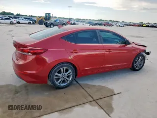 2017 Hyundai Elantra SE with VIN 5NPD84LF6HH009401, listed as a Copart auction lot 62397005 with 81,254 mi miles and Salvage title. Bid and sale history available at DreamBid. Image 3.