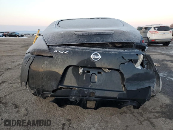 2015 Nissan 370Z Sport with VIN JN1AZ4EH6FM440115, listed as a Copart auction lot 42499435 with 0 mi miles and Salvage Title. Bid and sale history available at carsss.com. Image 6.