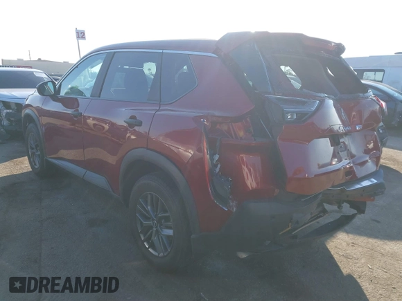 2023 Nissan Rogue S with VIN 5N1BT3AA6PC781815, listed as a IAAI auction lot 41459506 with 37,076 mi miles and . Bid and sale history available at carsss.com. Image 3.