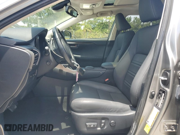 2021 Lexus NX 300 with VIN JTJGARBZ4M2180456, listed as a Copart auction lot 59181055 with 45,456 mi miles and Salvage title. Bid and sale history available at DreamBid. Image 7.