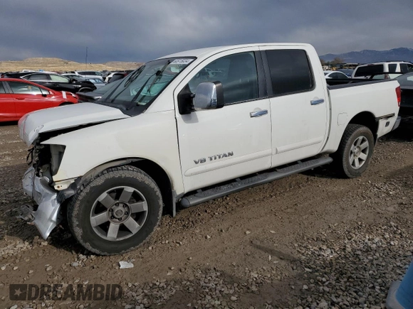 2005 Nissan Titan SE with VIN 1N6AA07B65N566549, listed as a Copart auction lot 80915034 with 268,827 mi miles and Salvage Title. Bid and sale history available at carsss.com. Image 1.