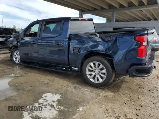 2022 Chevrolet Silverado 1500 Custom with VIN 1GCPWBEK0NZ234645, listed as a Copart auction lot 87376734 with 44,332 mi miles and Non Repairable. Bid and sale history available at DreamBid. Image 2.