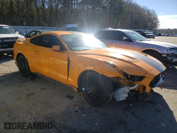 2018 Ford Mustang GT with VIN 1FA6P8CF8J5126377, listed as a Copart auction lot 88294875 with 142,465 mi miles and Salvage Title. Bid and sale history available at carsss.com. Image 4.
