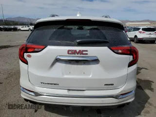 2020 GMC Terrain Denali with VIN 3GKALXEX7LL151066, listed as a Copart auction lot 50379815 with 56,333 mi miles and Salvage title. Bid and sale history available at DreamBid. Image 6.