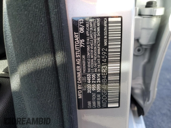 2014 Mercedes-Benz C C 250 Sport with VIN WDDGF4HB4ER314592, listed as a Copart auction lot 51862905 with 127,908 mi miles and Salvage Title. Bid and sale history available at carsss.com. Image 12.