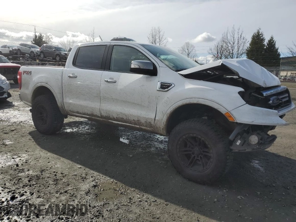 2019 Ford Ranger XL with VIN 1FTER4FH9KLA76852, listed as a Copart auction lot 46086495 with 74,343 mi miles and Salvage Title. Bid and sale history available at carsss.com. Image 4.