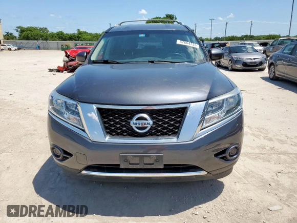 2014 Nissan Pathfinder S z VIN 5N1AR2MM3EC656875, wystawiony jako Copart lot #57664735 z przebiegiem 219 113 mil mil oraz Szkoda całkowita • Salvage title. Historia ofert i sprzedaży dostępna na DreamBid. Obrazek 5.