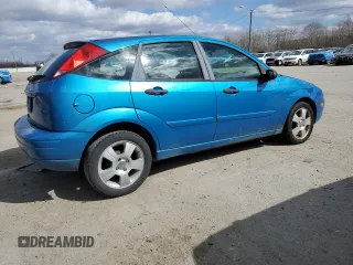 2007 Ford Focus S with VIN 1FAHP37NX7W325396, listed as a Copart auction lot 47282355 with 202,628 mi miles and Salvage Title. Bid and sale history available at carsss.com. Image 3.