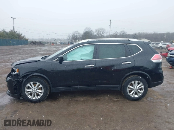 2016 Nissan Rogue SV with VIN KNMAT2MV0GP736497, listed as a IAAI auction lot 41726100 with 151,339 mi miles. Bid and sale history available at carsss.com. Image 14.