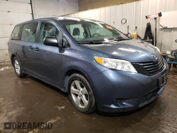2016 Toyota Sienna L with VIN 5TDZK3DC3GS711285, listed as a Copart auction lot 83578874 with 120,956 mi miles and Salvage title. Bid and sale history available at DreamBid. Image 4.