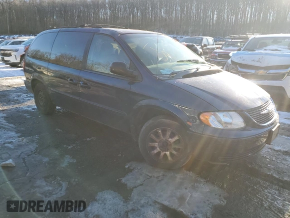 2002 Chrysler Town & Country EX with VIN 2C8GP74L22R503107, listed as a Copart auction lot 88330165 with 285,216 mi miles and Salvage Title. Bid and sale history available at carsss.com. Image 4.