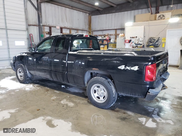 2005 Dodge Dakota ST with VIN 1D7HW22K65S119779, listed as a Copart auction lot 45154025 with 0 mi miles and Salvage Title. Bid and sale history available at carsss.com. Image 2.