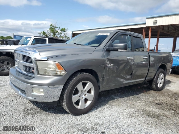 2010 Dodge Ram 1500 SLT with VIN 1D7RB1GT3AS247452, listed as a Copart auction lot 52420715 with 73,310 mi miles and Salvage Title. Bid and sale history available at carsss.com. Image 1.