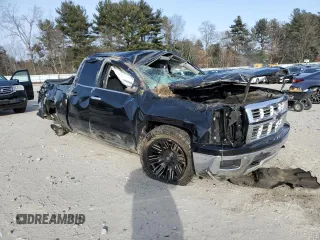2015 Chevrolet Silverado 1500 LTZ with VIN 1GCVKSECXFZ333468, listed as a Copart auction lot 41602115 with 195,733 mi miles and Salvage Title. Bid and sale history available at carsss.com. Image 4.