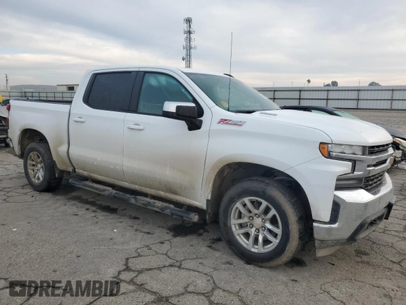 2021 Chevrolet Silverado 1500 LT with VIN 3GCUYDET0MG416572, listed as a Copart auction lot 85577294 with 45,033 mi miles and Salvage Title. Bid and sale history available at carsss.com. Image 4.