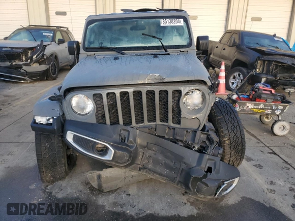 2022 Jeep Gladiator Willys с VIN 1C6HJTAG8NL107002, выставлен на аукционе Copart как лот 85138204 с пробегом 69 166 миль миль и Списание • Salvage title. История ставок и продаж доступна на DreamBid. Изображение 5.
