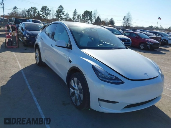 2023 Tesla Model Y Long Range with VIN 7SAYGDEE5PA094253, listed as a IAAI auction lot 41701966 with 29,458 mi miles and . Bid and sale history available at DreamBid. Image 1.