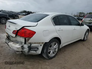 2011 Infiniti G25 x with VIN JN1DV6AR0BM651940, listed as a Copart auction lot 44309735 with 133,715 mi miles and Salvage Title. Bid and sale history available at DreamBid. Image 3.