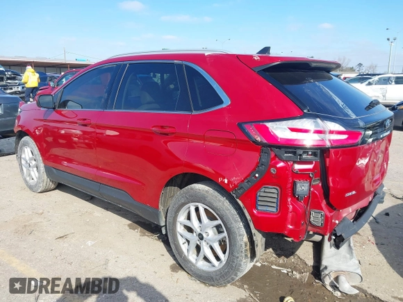 2024 Ford Edge SEL with VIN 2FMPK4J96RBA54214, listed as a IAAI auction lot 41622470 with 15,950 mi miles. Bid and sale history available at carsss.com. Image 3.