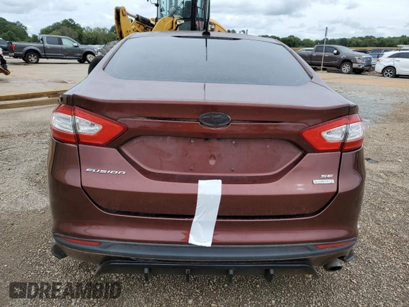 2015 Ford Fusion SE with VIN 3FA6P0HD3FR261506, listed as a Copart auction lot 57221494 with Not Provided miles and Salvage Title. Bid and sale history available at carsss.com. Image 6.