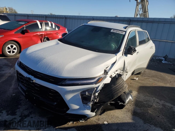 2025 Chevrolet Trax ACTIV with VIN KL77LKEP1SC067387, listed as a Copart auction lot 80464244 with Not Provided miles and Salvage Title. Bid and sale history available at carsss.com. Image 1.