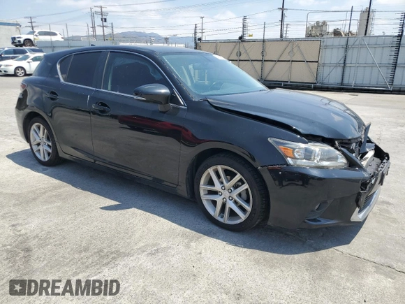 2016 Lexus CT 200h with VIN JTHKD5BH1G2264547, listed as a Copart auction lot 54964895 with 57,305 mi miles and Salvage Title. Bid and sale history available at carsss.com. Image 4.