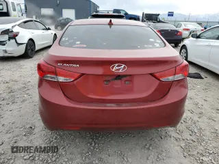 2013 Hyundai Elantra Limited with VIN 5NPDH4AE4DH347125, listed as a Copart auction lot 54441795 with 172,746 mi miles and Salvage Title. Bid and sale history available at DreamBid. Image 6.