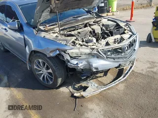 2016 Acura TLX with VIN 19UUB1F38GA002104, listed as a IAAI auction lot 41998966 with 124,159 mi miles. Bid and sale history available at carsss.com. Image 6.